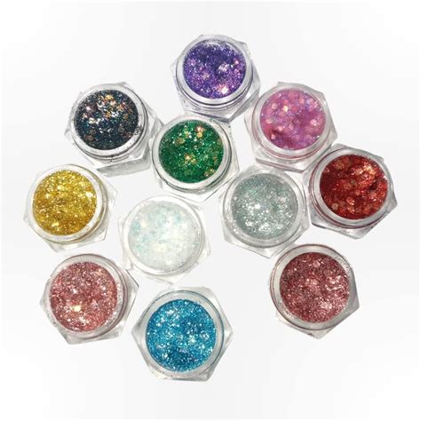 UNIVERSOENLÍNEA Glitter Hojuelas Maquillaje Cabello Cuerpo