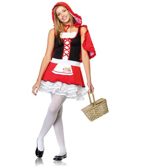 Little Miss Red Costume - Teen Costume - Teenager Halloween Costume at ...