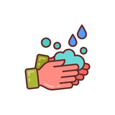 wash hand icon  vector illustration  vector art  vecteezy
