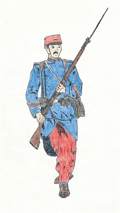 Ww1 French Soldier By Kahunatony On Deviantart