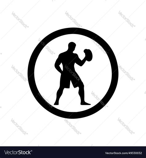 Logo of man icon silhouette isolated design Vector Image