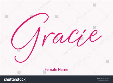 Bubble Letter Name Gracie