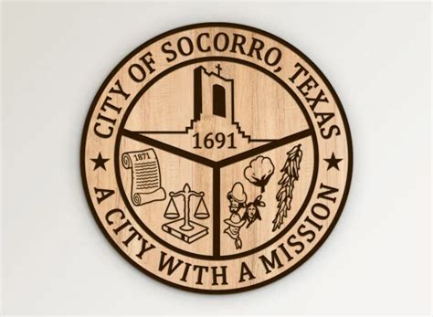 Socorro Texas City Seal SVG City Of Socorro Vector Vector911