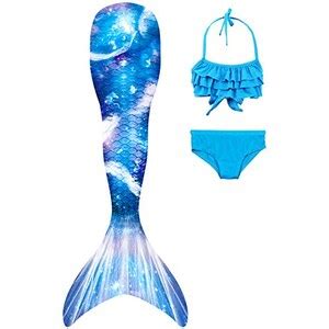 Shepretty Coda Di Sirena Con Bikini Per Bambina Stileo It