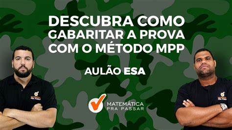 Matem Tica Para Concurso Da Esa Descubra Como Gabaritar A Prova