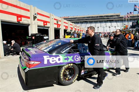 26 28 February 2016 Hampton Georgia Usa Denny Hamlin Fedex Ground