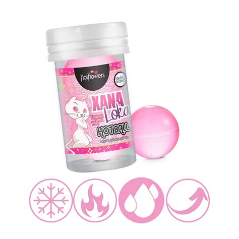 Bolinhas Explosivas Xana Loka Sexy Hot Ball Esfria Aquece Excita Lubrifica 2und Hot Flowers