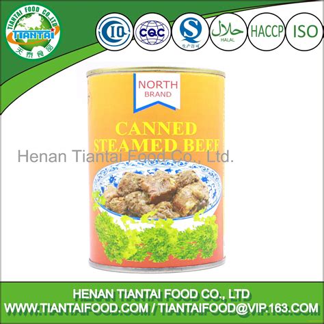 Halal Meat Argentina Canned Steamed Beef China North Brand Oem Brands