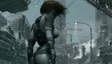 Futuristic Femme A Stunning Sci Fi Hd Wallpaper