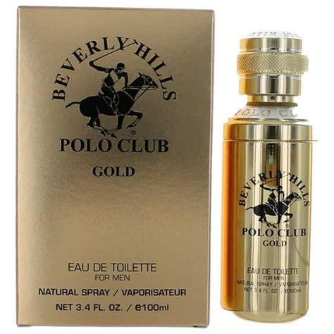 Beverly Hills Polo Club Ampcbhg34s 34 Oz Gold Eau De Toilette Spray For Men