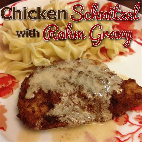 Emilycanbake Chicken Schnitzel With Rahm Gravy