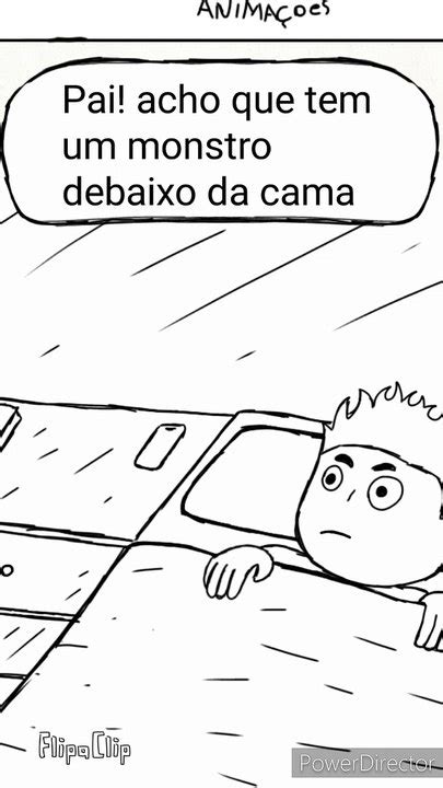 Monstro debaixo da cama Animação 2D Flipaclip Vídeo Dailymotion