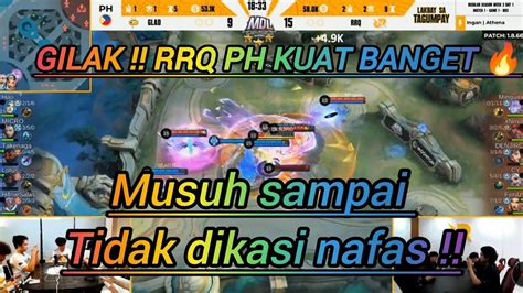 Rrq Vs Glad Game Mdl Ph Season Mobile Legends Youtube