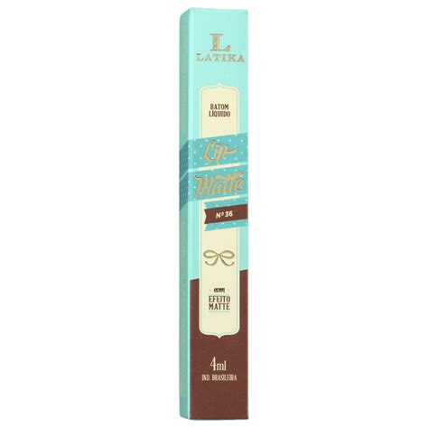 Batom Líquido Latika Lip Matte Nude Nº Beleza na Web