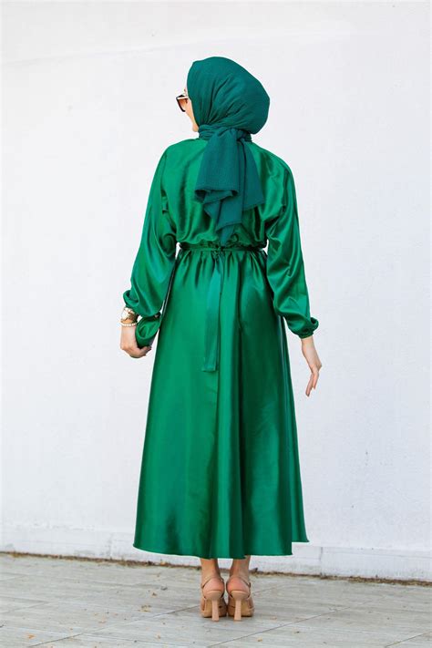 Nude Saten Mevlana Tesett R Abiye