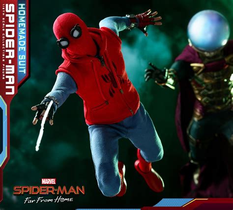 Spider Man Homemade Suit Deluxe Sixth Scale Figure By Hot Toys Egyfigures