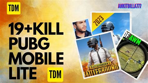 Gaming Tdm Pubgmobilelite Kill Pubg Mobile Lite Tdm