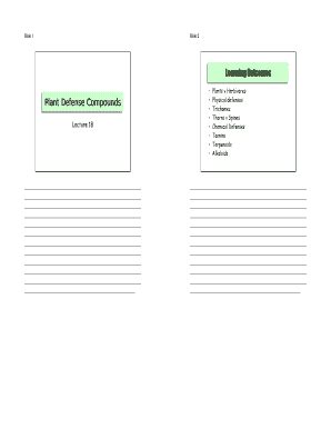 Fillable Online Smccd Plant Defense Compounds Smccd Fax Email Print