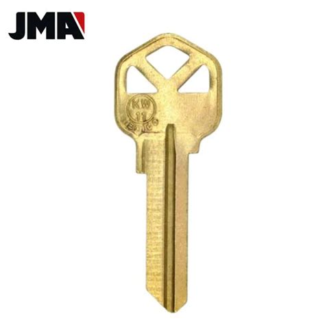 JMA KW11 Kwikset Key Blank 6 Pin Brass Keys 4 Less