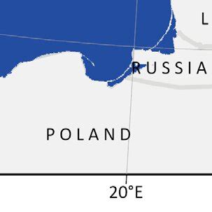 Relative sea level (in meters) by 2100 according to RCP8.5 projection ...