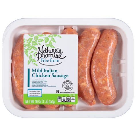 Save On Nature S Promise Italian Chicken Sausage Mild 5 Ct Fresh