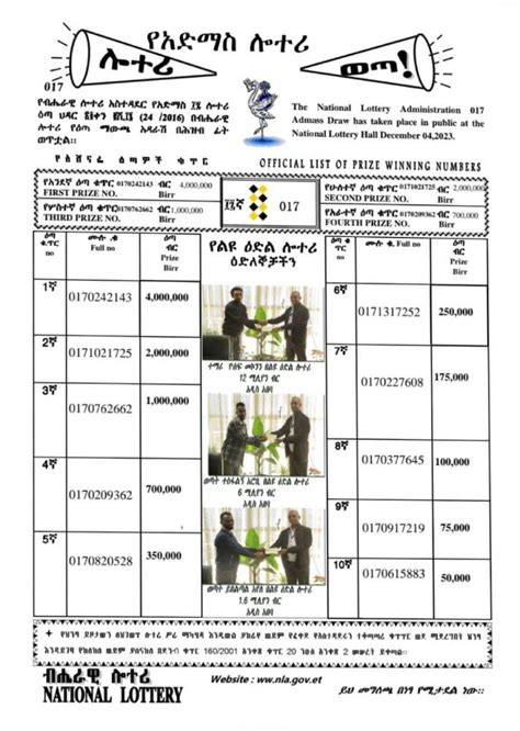 3 25 2017 Admas Digital Lottery Results Hidar Round 29 Winning