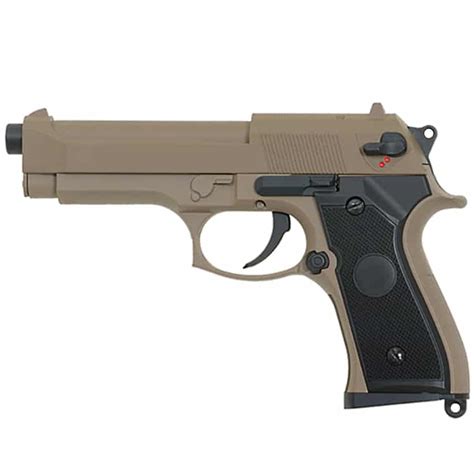 CYMA CM 126 AEP Airsoft Pistole Komplettset Tan