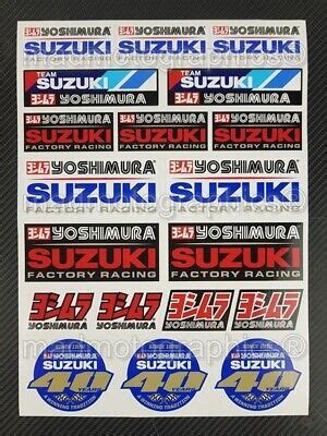 Team Racing Gsxr Motorcycle Decals Stickers For Suzuki GSX R Yoshimura