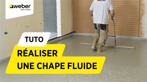 Comment réaliser une chape fluide en pose désolidarisée Weber YouTube