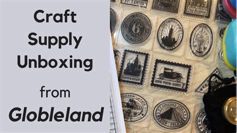 Craft Supply Unboxing From Globleland Youtube