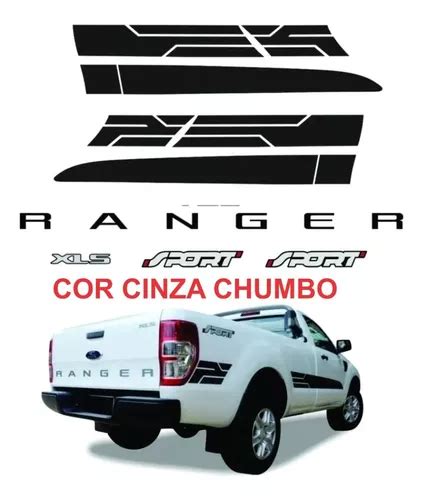 Adesivo Faixa Lateral Ford Ranger Sport Xls Kit Complet