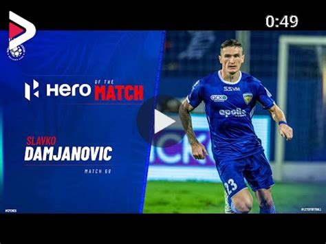 Slavko Damjanovic Hero Of The Match CFC 2 1 NEUFC Match 68 Hero