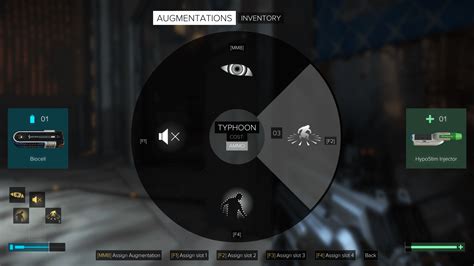 Augmentations Deus Ex Mankind Divided Interface In Game