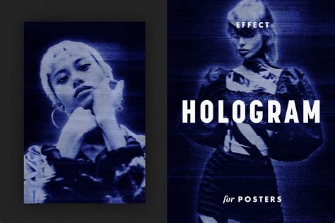 Hologram Effect for Posters | Layer Styles ~ Creative Market