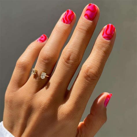 Hot Pink Nails Designs