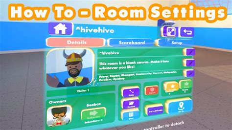 How To Rec Room Room Settings Subrooms Permissions Roles Youtube