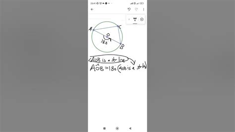 Euclidean Geometry Theorem 3 Angle In A Semi Circle Youtube