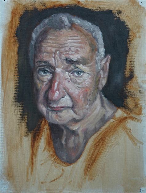 Old Man Portrait Painting By Martin Davey Fine Art America