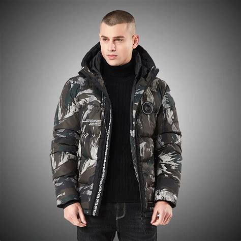 High Quality Camo Parkas Coats Men 2018 Winter Thick Cotton Military