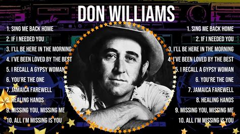 Best Songs Of Don Williams Full Album Top Songs Youtube