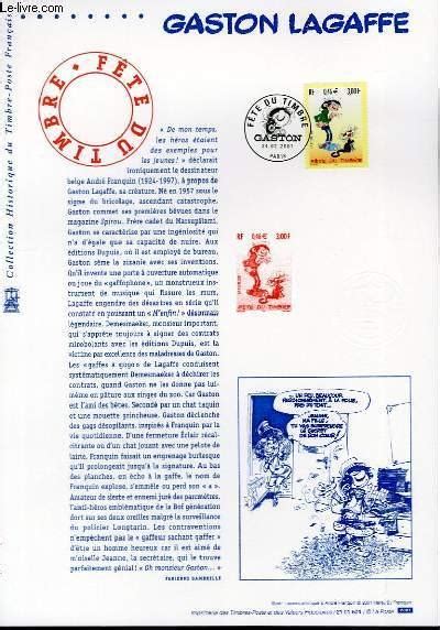 Document Philatelique Officiel Fete Du Timbre Gaston Lagaffe N