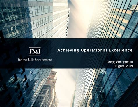 PPT - Achieving Operational Excellence in Construction: A Detailed