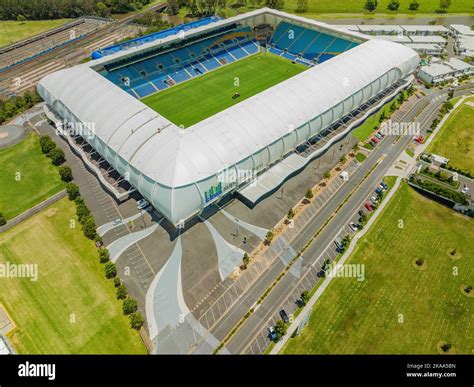 A Birds Eye View Of The Cbus Super Stadium In Robin Australia Stock