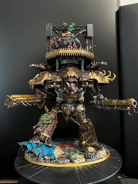 A Warhammer Is Standing On Top Of A Table