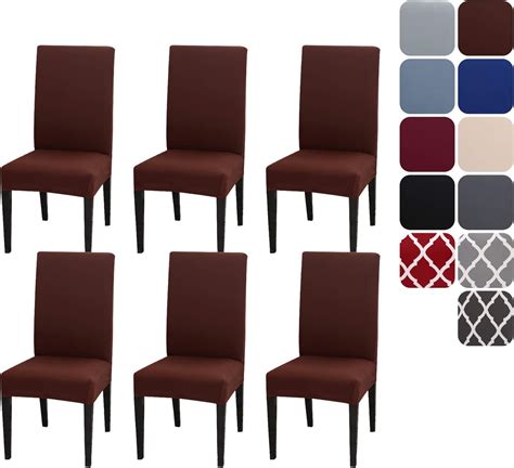 Aisprts Dining Room Chair Covers Slipcovers Set Of 4 Or 6 Stretch Removable Washable Dining