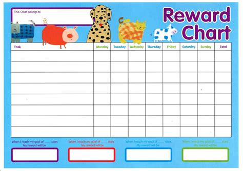 Monthly Reward Chart Printable - Printable Word Searches