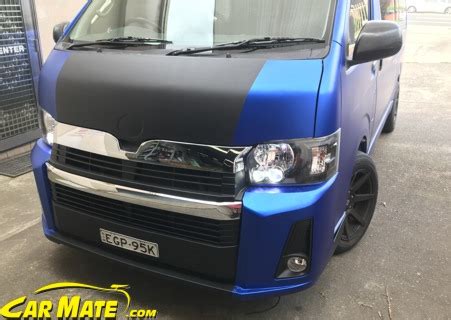 CARMATE Toyota Hiace 2014 2019 2020 Style Front Bar Bodykits Aero