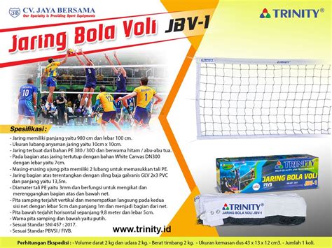 Jaring Bola Voli Jbv Trinity