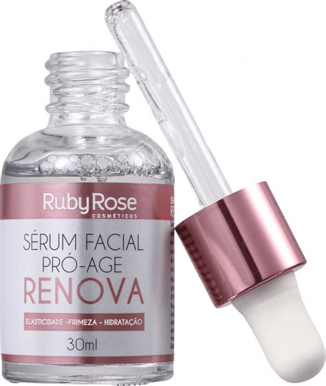 Resenha Sérum Facial Pró Age Renova Ruby Rose