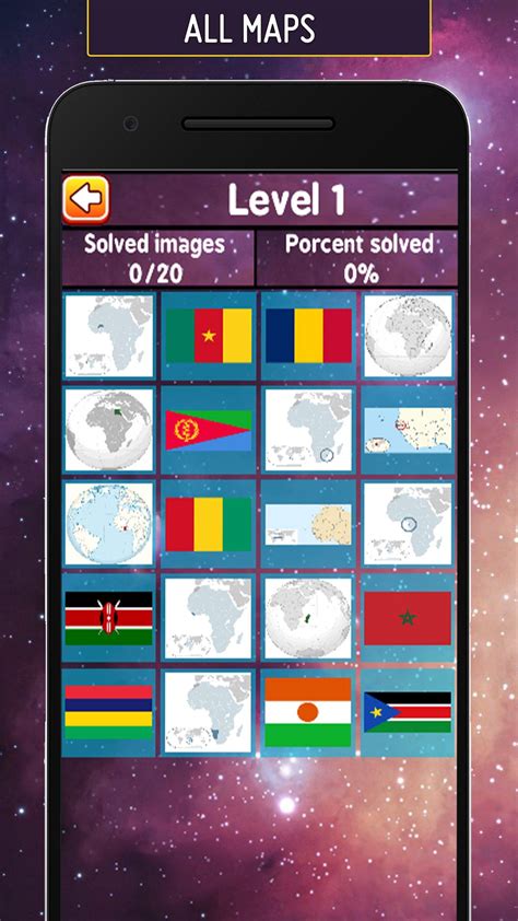 Download do APK de 🌍 Maps of África quiz and Flags of Countries game